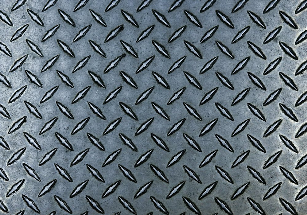 Chequered steel plate